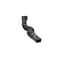 Flex-A-Spout Amerimax Flex-A-Spout 4 in. H X 4 in. W X 25.5 in. L Black Vinyl K Downspout Extension 85015 - alternate 1